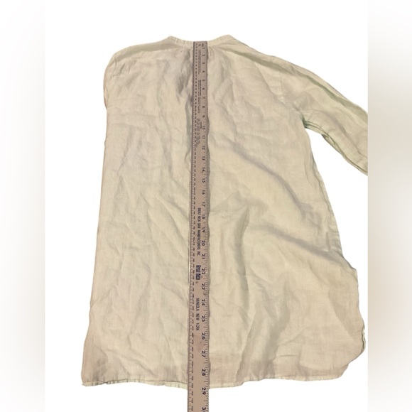 Eileen Fisher 100% Organic Irish Linen Tunic - Picture 8 of 9